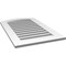 Ekena Millwork Arch Top Surface Mount PVC Gable Vent: Non-Functional, w/ 3-1/2"W x 1"P Standard Frame, 22"W x 34"H GVPAR22X3401SN - alternate 2